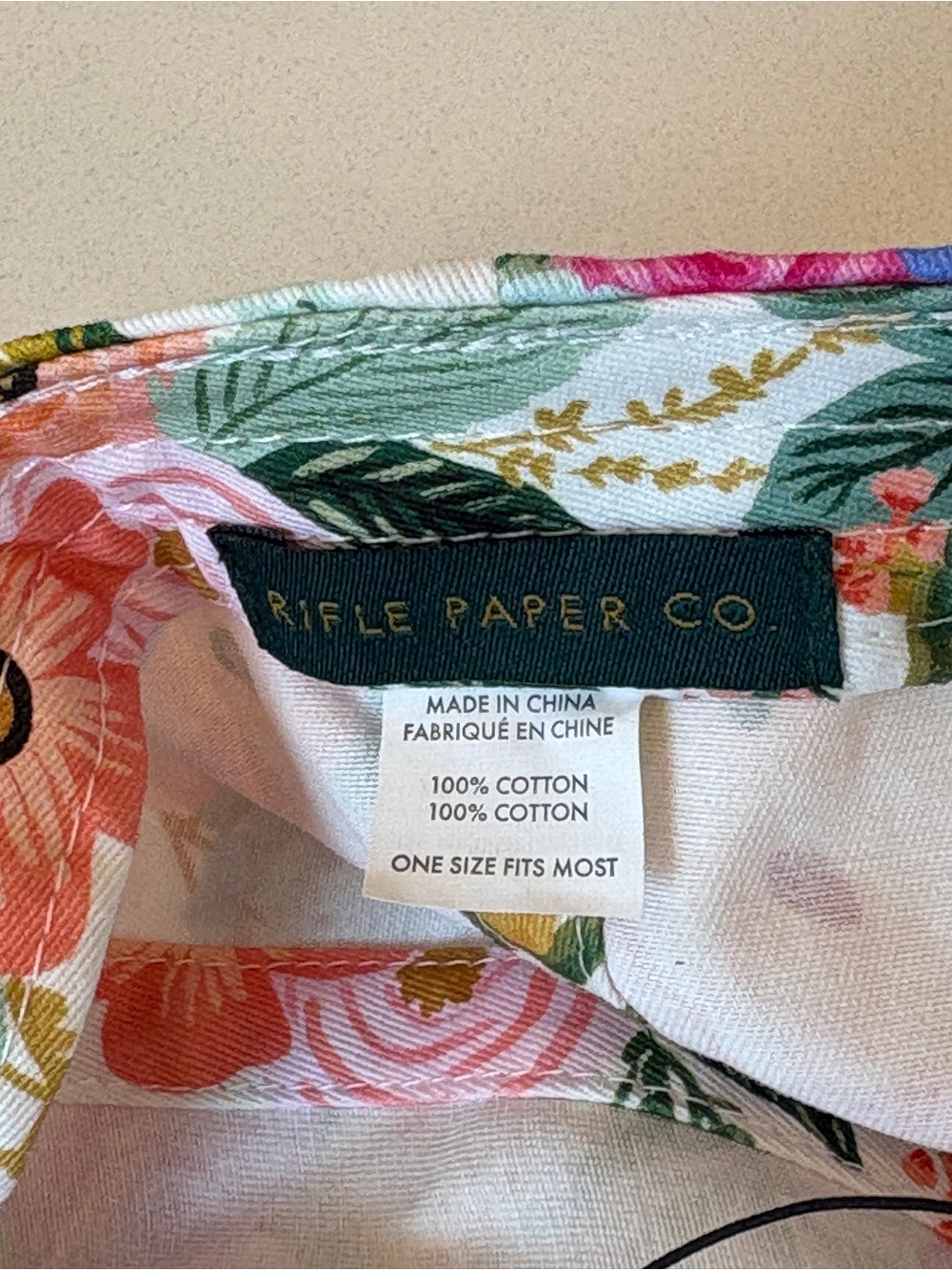 NWT Rifle Paper Co. Cap - Picture 7 of 8